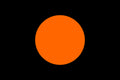 Black Orange Dot Flag