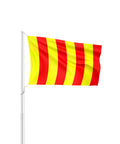 Red Yellow Striped Flag